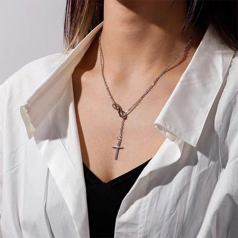 Wholesale Cross stainless steel necklace